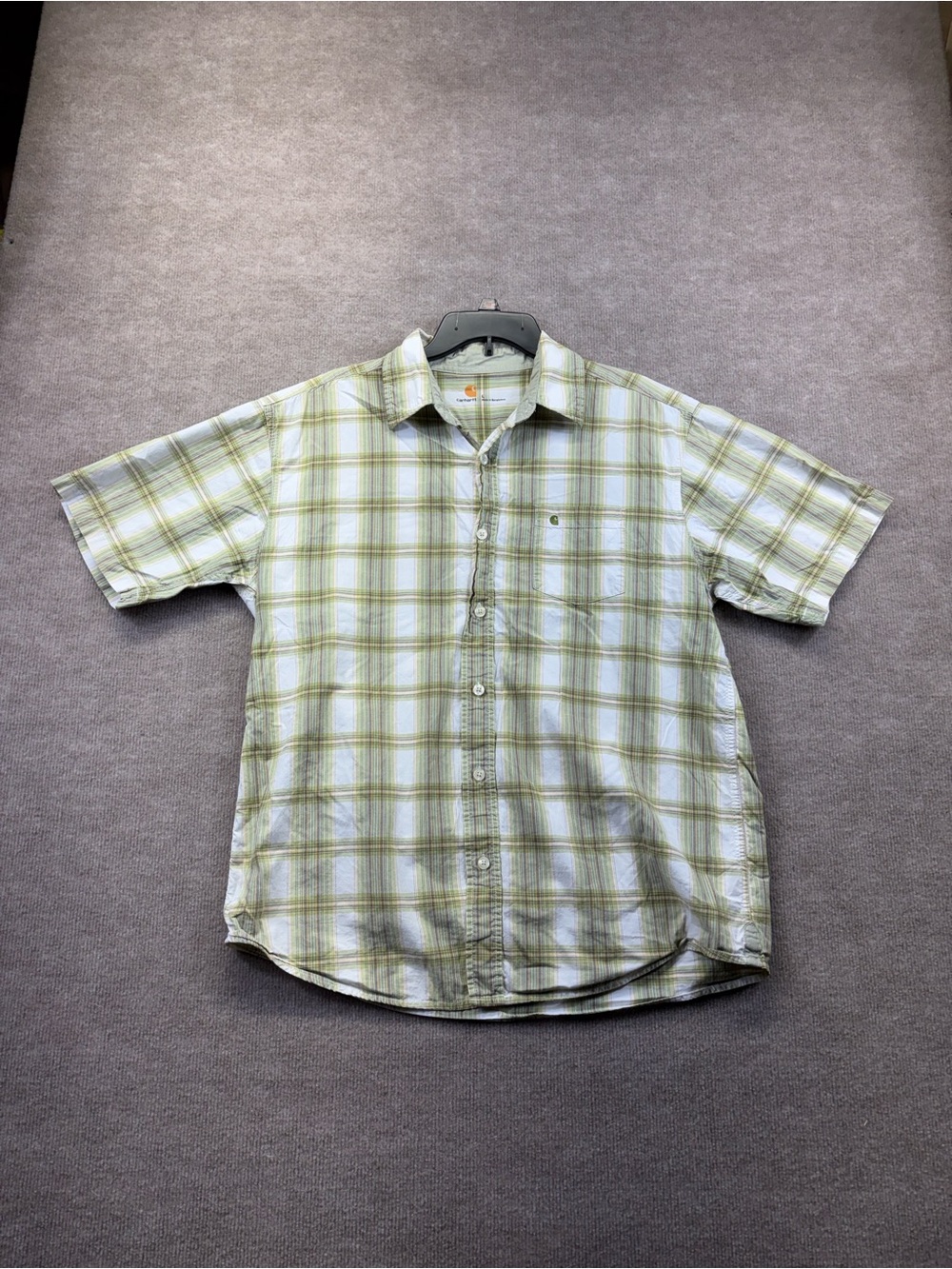 Carhartt Short Sleeve  Button up Shirt Size Large